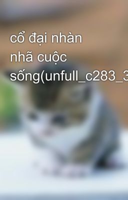 cổ đại nhàn nhã cuộc sống(unfull_c283_331)(1300_1600)