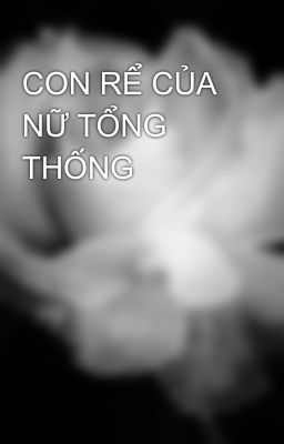 CON RỂ CỦA NỮ TỔNG THỐNG