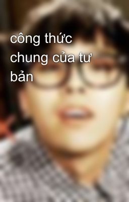 công thức chung của tư bản