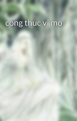 cong thuc vi mo