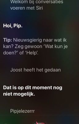 Conversaties voeren met Siri