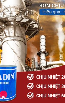 CUNG CẤP SƠN CHỊU NHIỆT CADIN 600 ĐỘ MÀU XÁM GIÁ TỐT