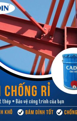 Cung cấp sơn chổng rỉ Cadin cho sắt thép giá tốt