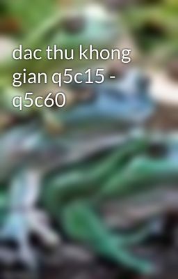 dac thu khong gian q5c15 - q5c60