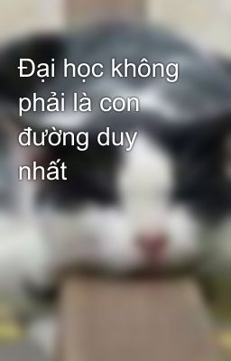 Đại học không phải là con đường duy nhất