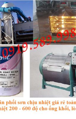 Đại lý phân phối sơn chịu nhiệt tại Hà Nội màu đen /QT606 - 1999