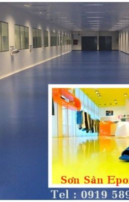 Đại lý sơn sàn epoxy kcc chính hãng tại Hà Nội màu ghi xám chống trơn trượt