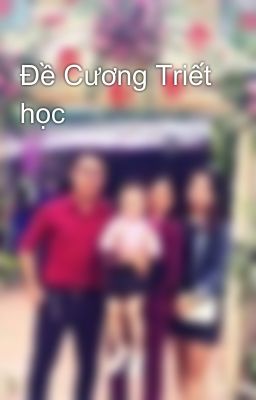 Đề Cương Triết học