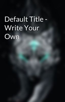 Default Title - Write Your Own