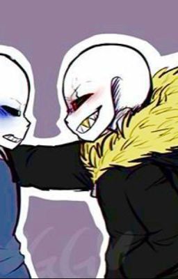 demon!fell x Angel!sans- Mine~