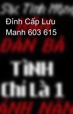 Đỉnh Cấp Lưu Manh 603 615