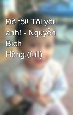 Đồ tồi! Tôi yêu anh! - Nguyễn Bích Hồng.(full)