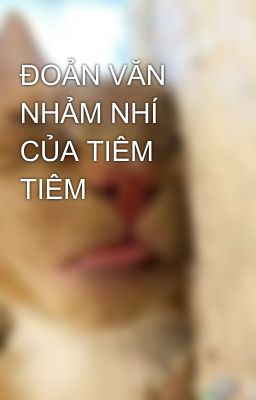 ĐOẢN VĂN NHẢM NHÍ CỦA TIÊM TIÊM