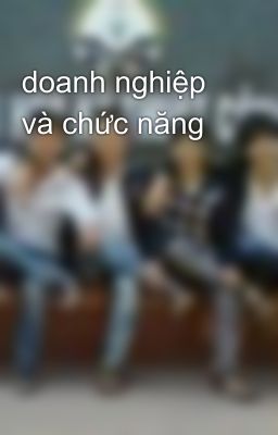 doanh nghiệp và chức năng