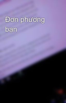 Đơn phương bạn