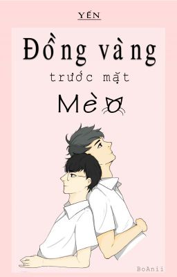 Đồng vàng trước mặt mèo.