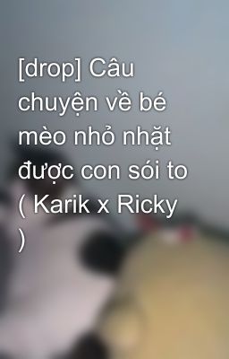 [drop] Câu chuyện về bé mèo nhỏ nhặt được con sói to ( Karik x Ricky )