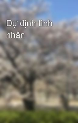 Dự định tình nhân