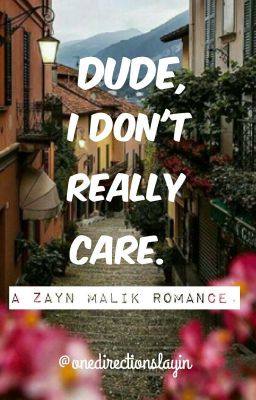 ||Dude, I Don't Really Care||●《Zayn Malik》●