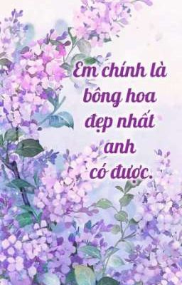 Em chính là bông hoa đẹp nhất anh có được.