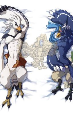 Feathered lovers (Revali x Reader x Teba)