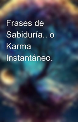 Frases de Sabiduría.. o Karma Instantáneo. 