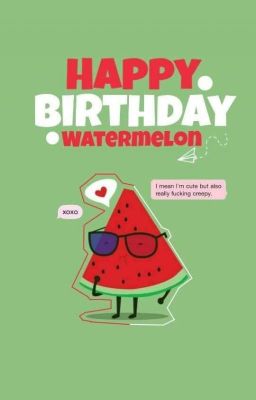 GIANT EVENT l HAPPY BIRTHDAY WATERMELON