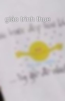 giáo trình thue