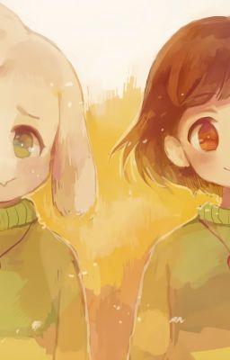 Glitchtale. Asriel i Chara