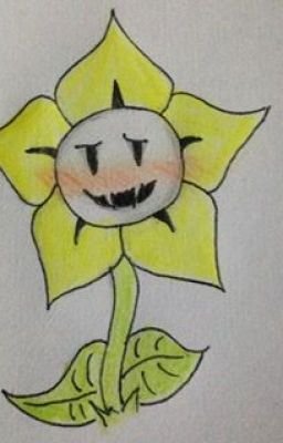 Golden flower Calla x flazy (flowey with asriel's soul inside of him)