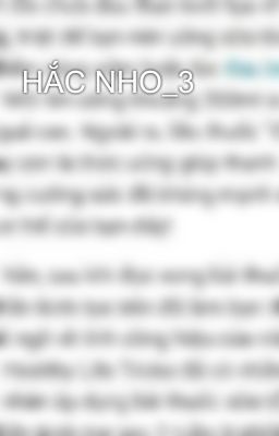 HẮC NHO_3