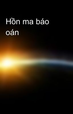 Hồn ma báo oán