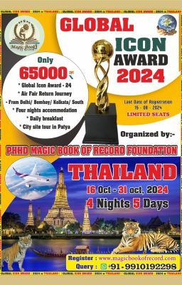 Honoring Excellence:The Global Icon Award 2024 in Thailand