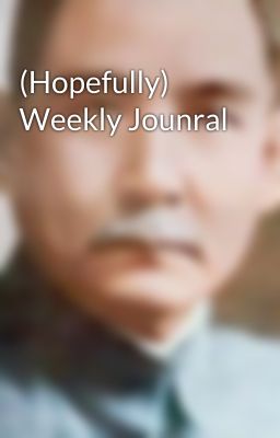 (Hopefully) Weekly Jounral