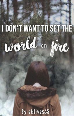 I don't want to set the world on fire