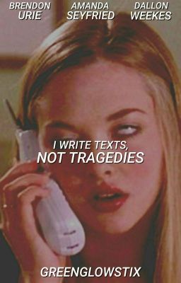 I Write Texts, Not Tragedies | Brendon Urie