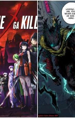 Izuku en Akame Ga kill temporada 1