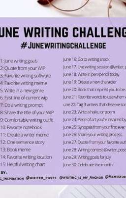 June Writing Challenge