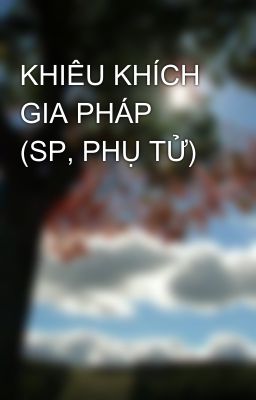 KHIÊU KHÍCH GIA PHÁP (SP, PHỤ TỬ)