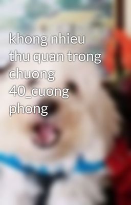 khong nhieu thu quan trong chuong 40_cuong phong