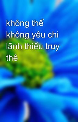 không thể không yêu chi lãnh thiếu truy thê