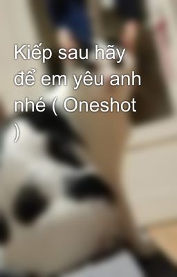 Kiếp sau hãy để em yêu anh nhé ( Oneshot )