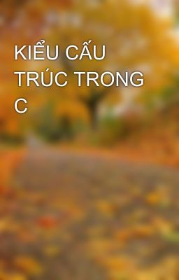 KIỂU CẤU TRÚC TRONG C