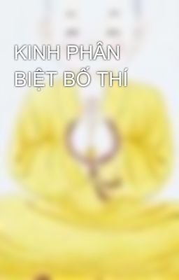 KINH PHÂN BIỆT BỐ THÍ