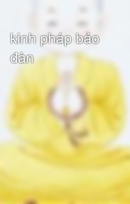 kinh pháp bảo đàn