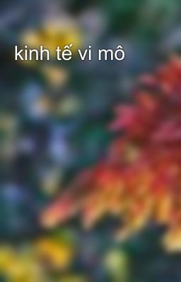 kinh tế vi mô