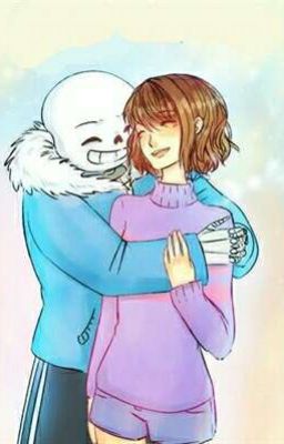 La gamine et le squelette débilosaure. (Frisk×Sans & cie)