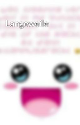 Langeweile