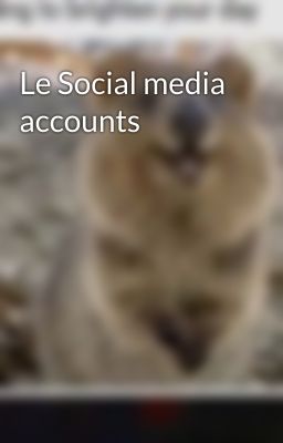 Le Social media accounts