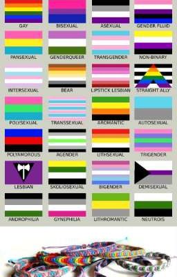 Lgbtq+ flag drawings